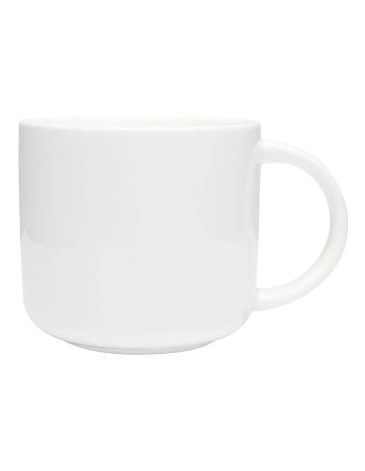 White Basics 440ml Mug in White image 1