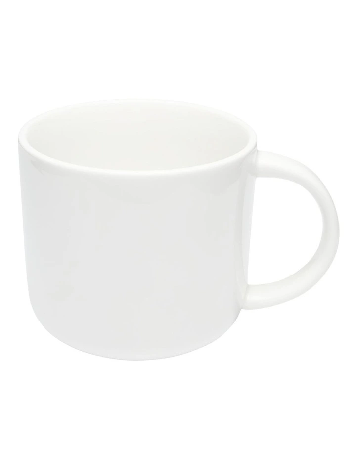 White Basics 440ml Mug in White image 2