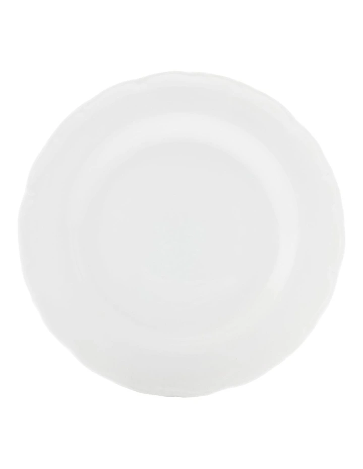 Casa Domani Casual Florence Dinner Plate 26cm in White MYER