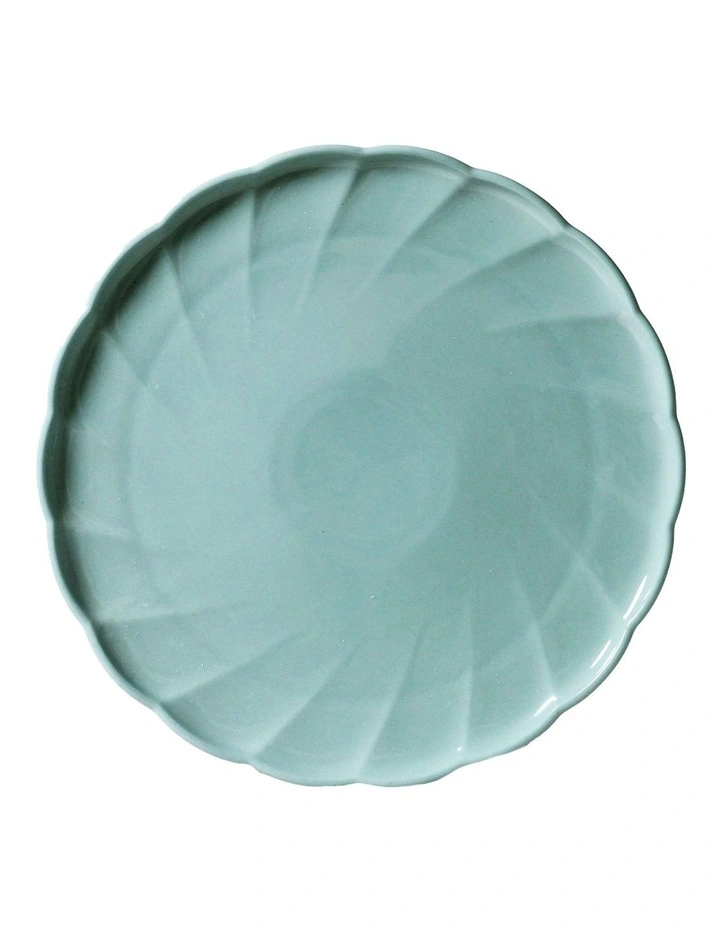 French Bazaar Dinner Plate in Gum Leaf image 3