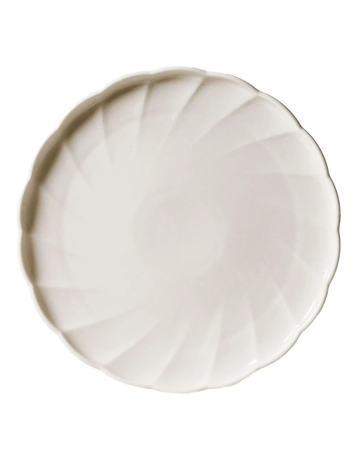 French Bazaar Dinner Plate in White image 3