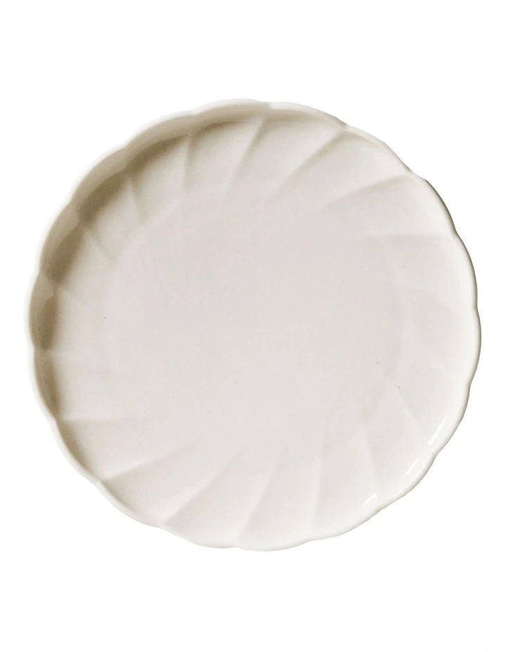 French Bazaar Side Plate in White image 3