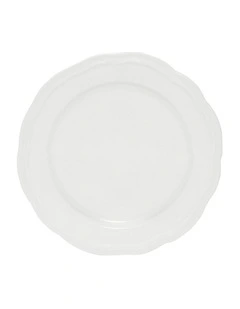 Florence Scallop Rim Side Plate 20cm in White