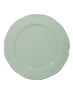 Florence Scallop Rim Dinner Plate 27cm in Light Green