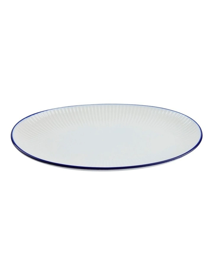 Cafe Appetizer Plate 24x15cm in White image 2