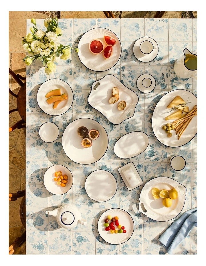 Coupe Side Plate 20cm in White image 3