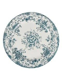 Rosetta Rim Dinner Plate 26.5cm in Antique Blue