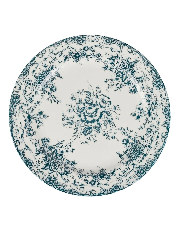 Rosetta Rim Dinner Plate 26.5cm in Antique Blue image 1