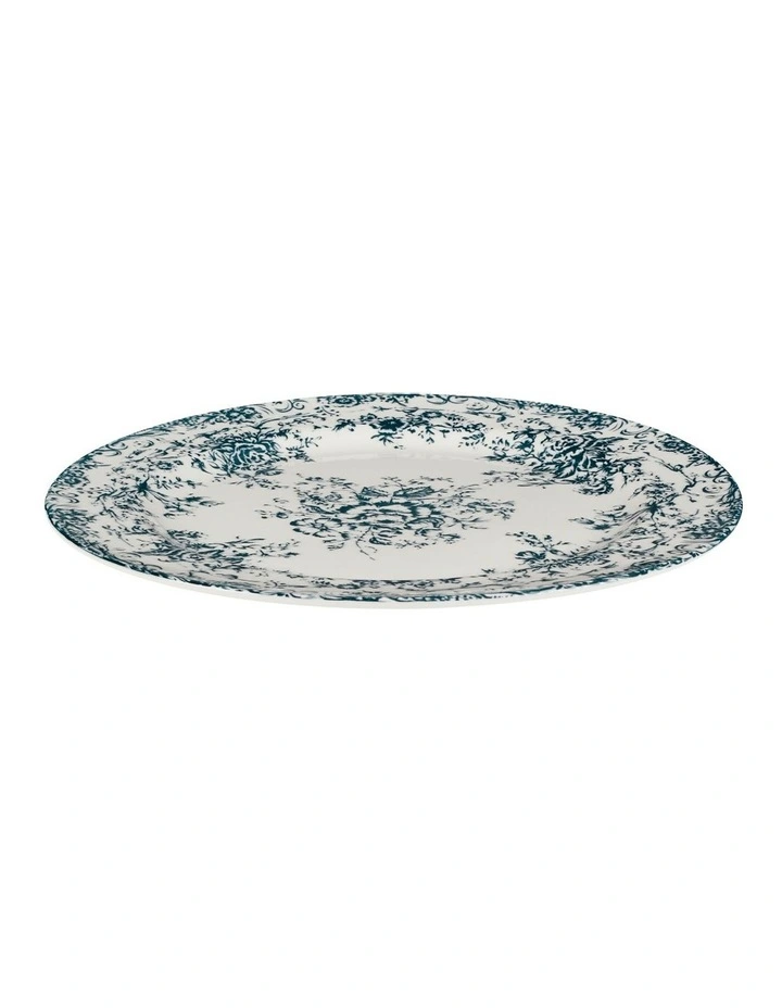 Rosetta Rim Dinner Plate 26.5cm in Antique Blue image 2