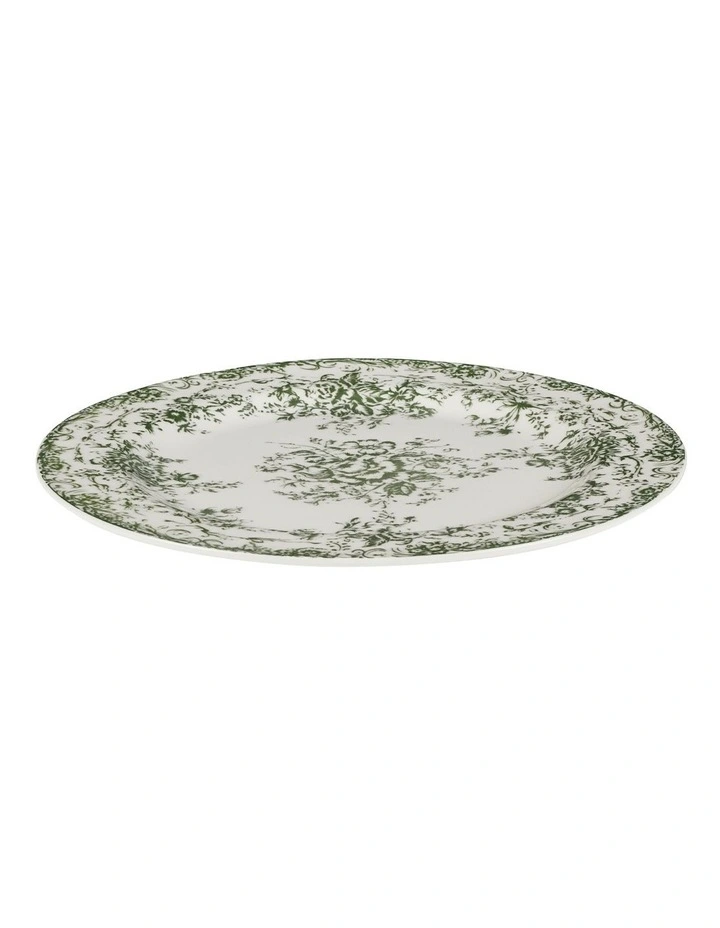 Rosetta Rim Dinner Plate 26.5cm in Antique Green image 2