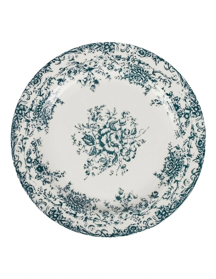 Rosetta Rim Side Plate 20cm in Antique Blue image 1