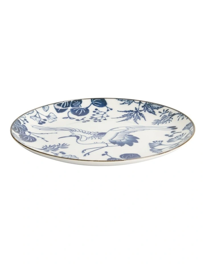 Flora Japonica Plate 20cm in Blue image 1