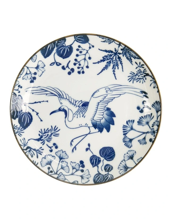 Flora Japonica Plate 20cm in Blue image 3