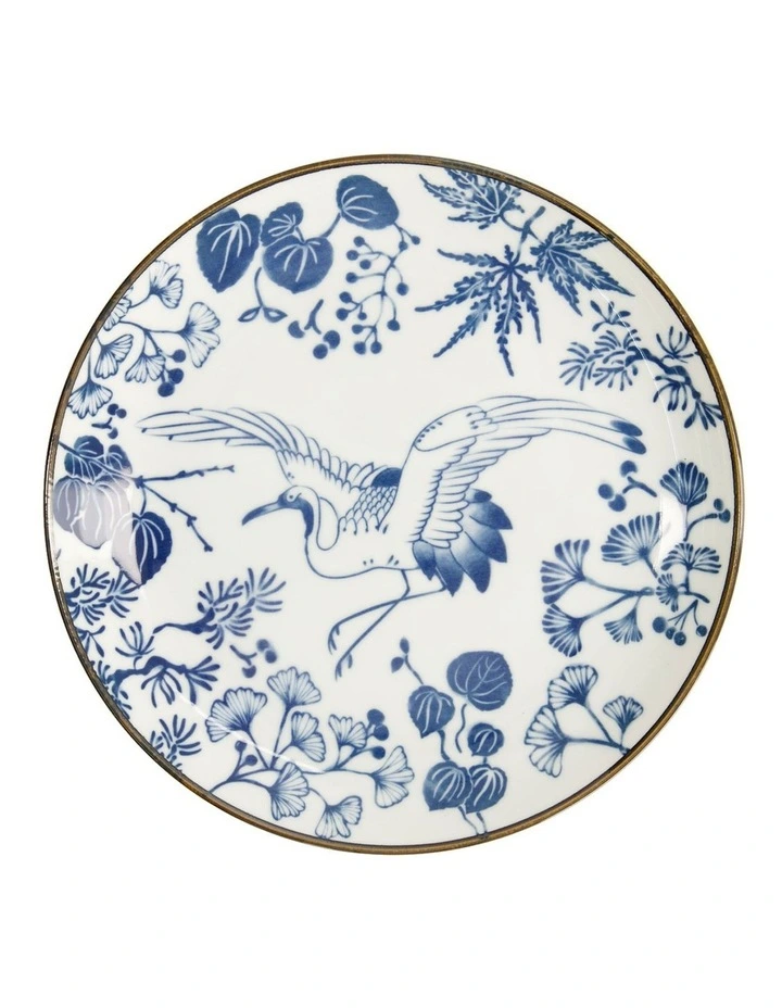 Flora Japonica Plate 25cm in Blue image 2