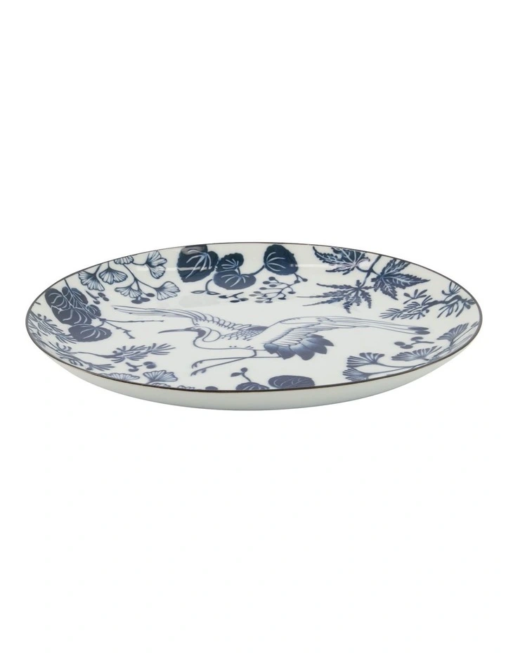 Flora Japonica Plate 25cm in Blue image 3