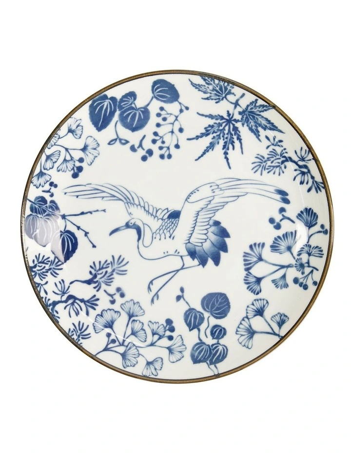 Flora Japonica Plate 25cm in Blue image 4