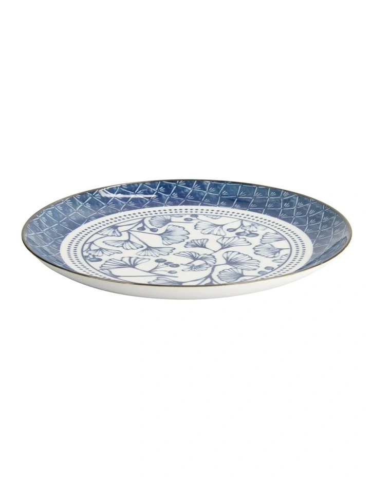 Flora Japonica Plate 25cm in Blue image 1