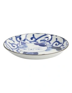 Kawaii Neko Plate 16.5cm in Multi