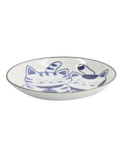 Kawaii Neko Plate 16.5cm in Multi