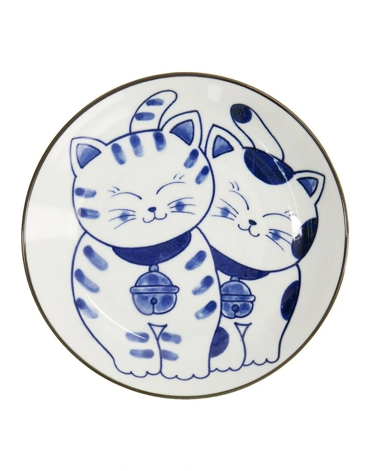 Kawaii Neko Plate 16.5cm in Multi image 2