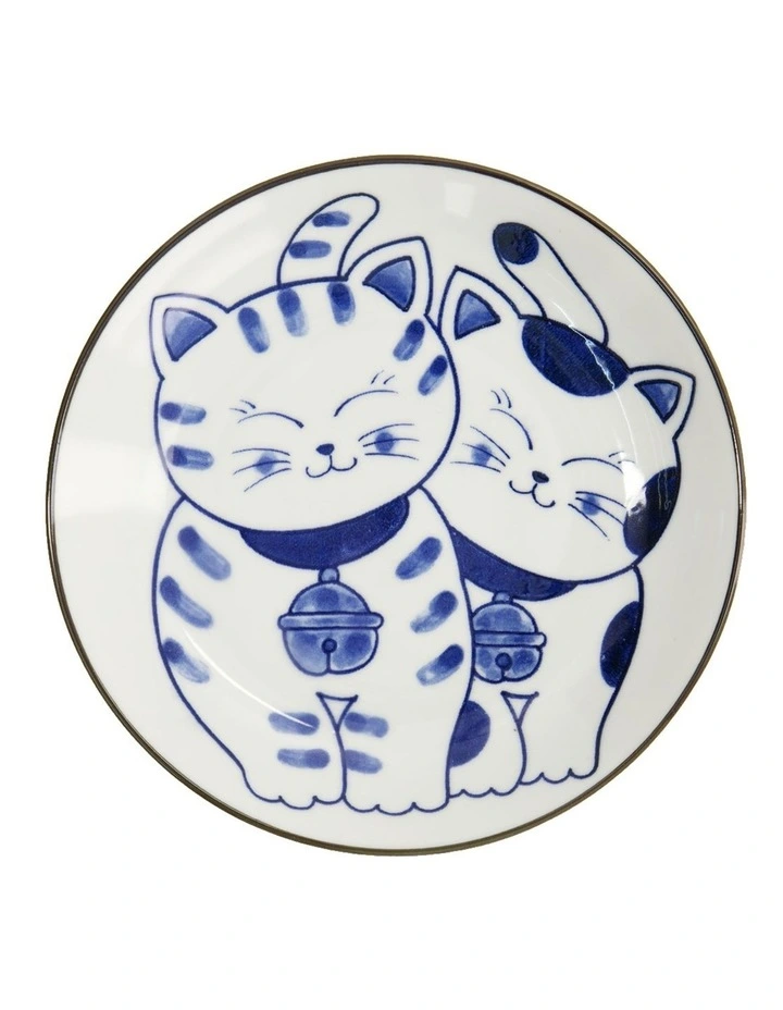 Kawaii Neko Plate 16.5cm in Multi image 3