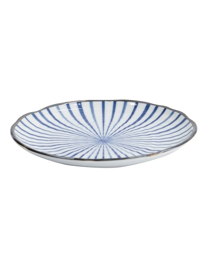 Natsu Tokusa Plate 16.5cm in Blue image 1
