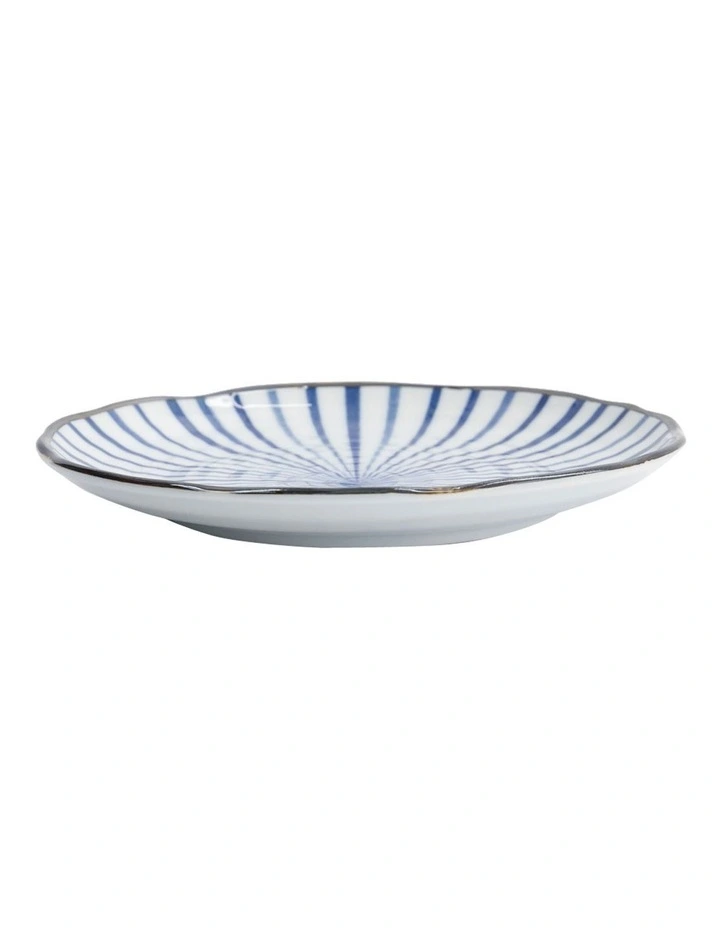 Natsu Tokusa Plate 16.5cm in Blue image 4
