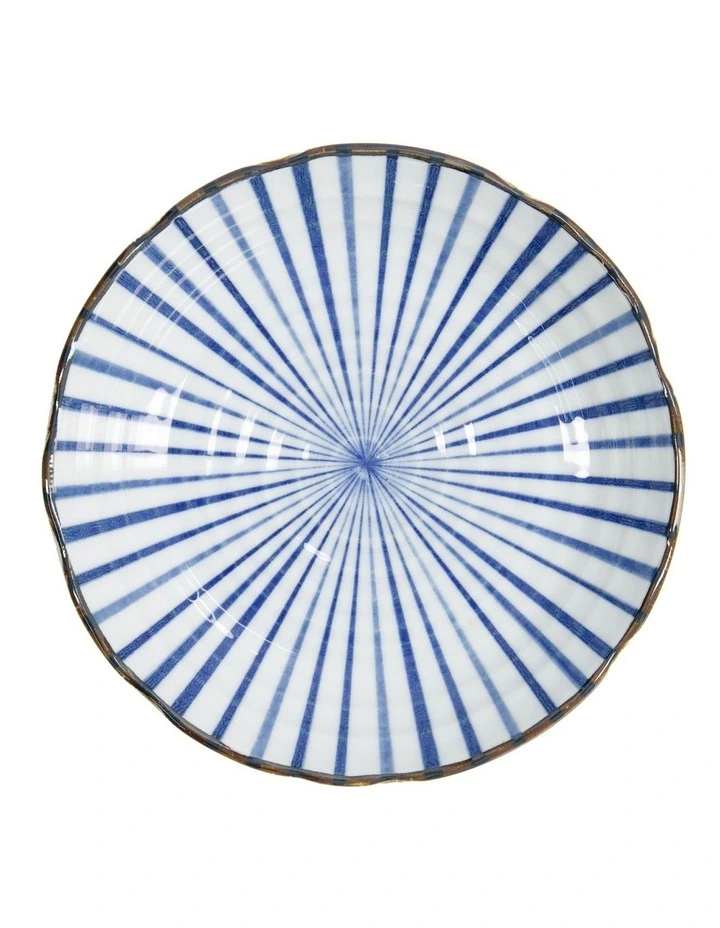 Natsu Tokusa Plate 22cm in Blue image 3