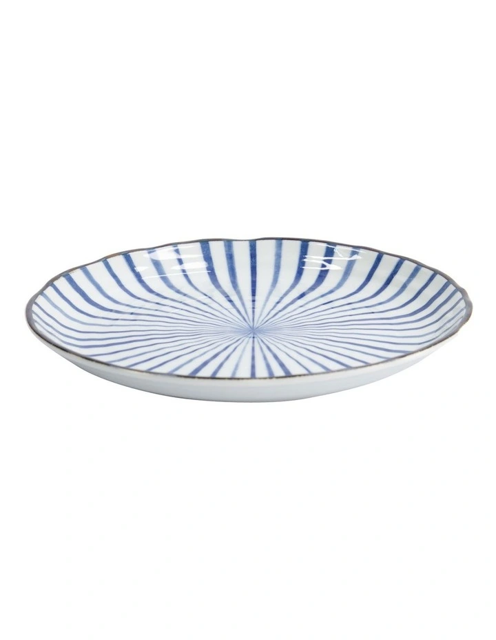 Natsu Tokusa Plate 25cm in Blue image 1