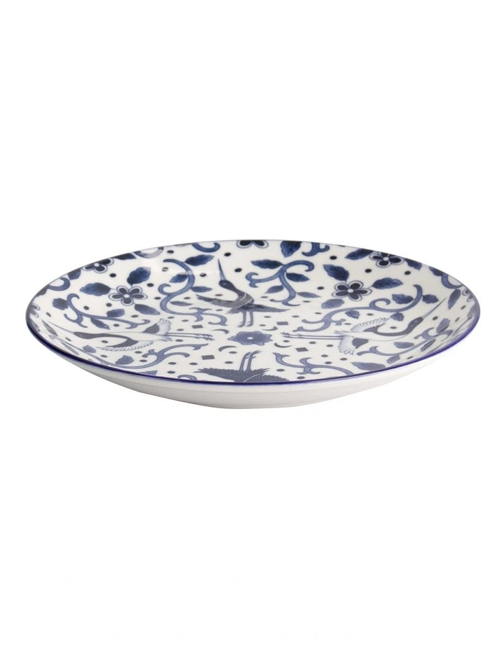 Maizuru Round Plate 25cm in Blue image 1