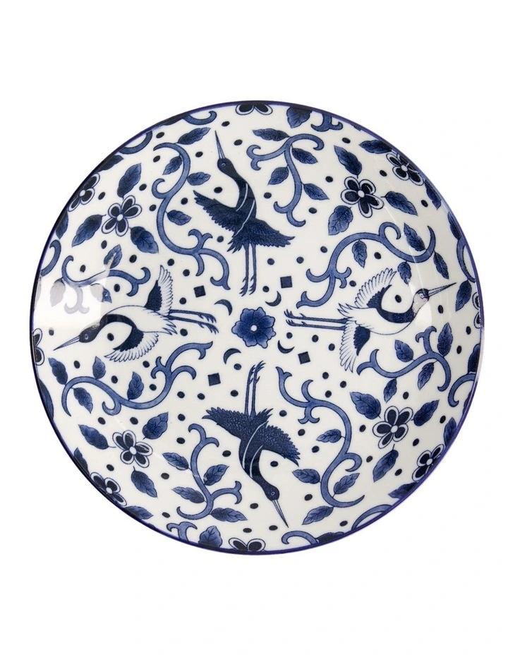 Maizuru Round Plate 25cm in Blue image 2