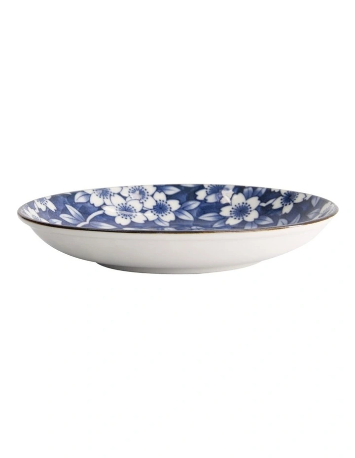 Sakura Round Plate 16cm in Blue image 4