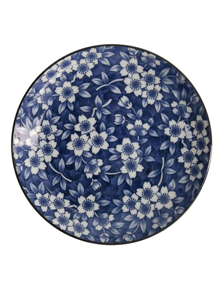 Sakura Round Plate 21cm in Blue image 2