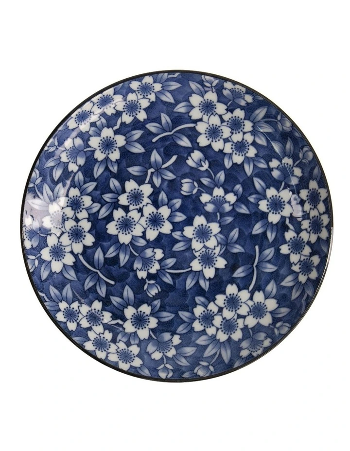 Sakura Round Plate 21cm in Blue image 3