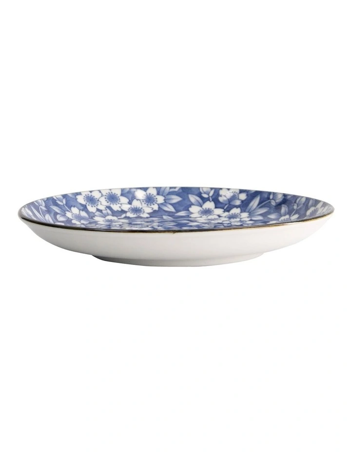 Sakura Round Plate 21cm in Blue image 4