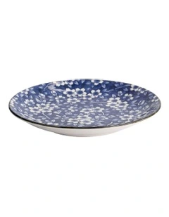 Sakura Round Plate 25cm in Blue