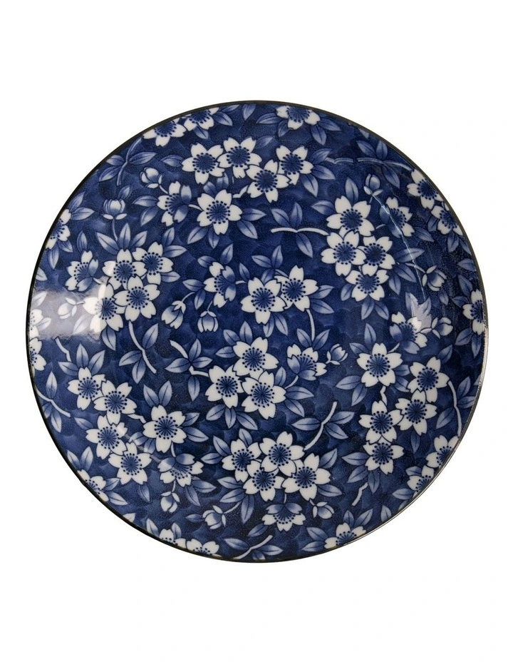 Sakura Round Plate 25cm in Blue image 4