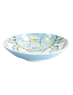 Seafood Crab Deep Plate 21.5x5cm in Light Blue