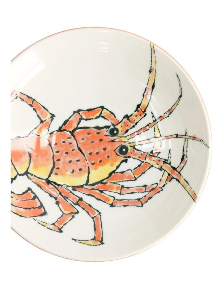 Seafood Lobster Deep Plate 21.5x5cm in Red image 3