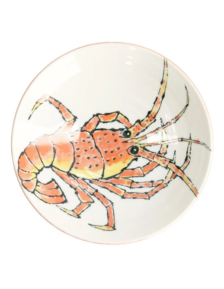 Seafood Lobster Deep Plate 21.5x5cm in Red image 4