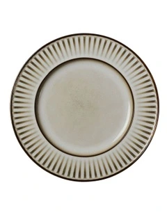 Leros Rim Plate 27cm in Mocha
