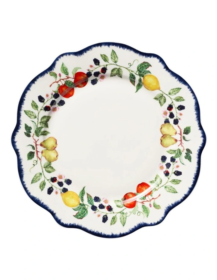 Frutta Scallop Rim Plate 27cm in Multi image 1