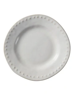 Punto Rim Plate 19cm in Ecru