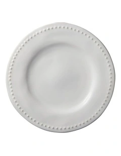 Punto Rim Plate 27.5cm in Ecru