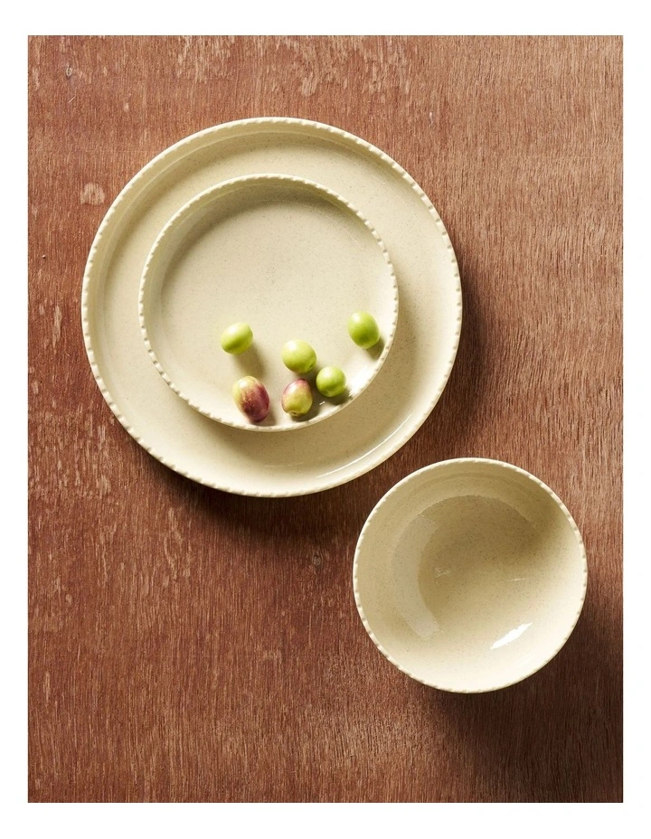 Annie Dinner Plate Speckled Bone image 2