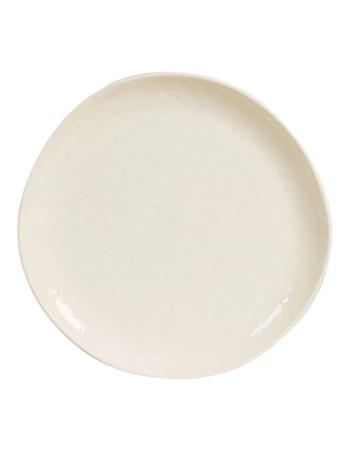 Shell 26cm Dinner Plate Speckled White image 1
