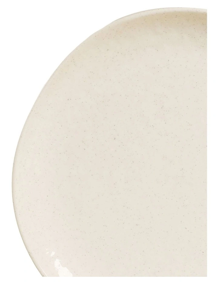 Shell 18cm Side Plate Speckled White image 3