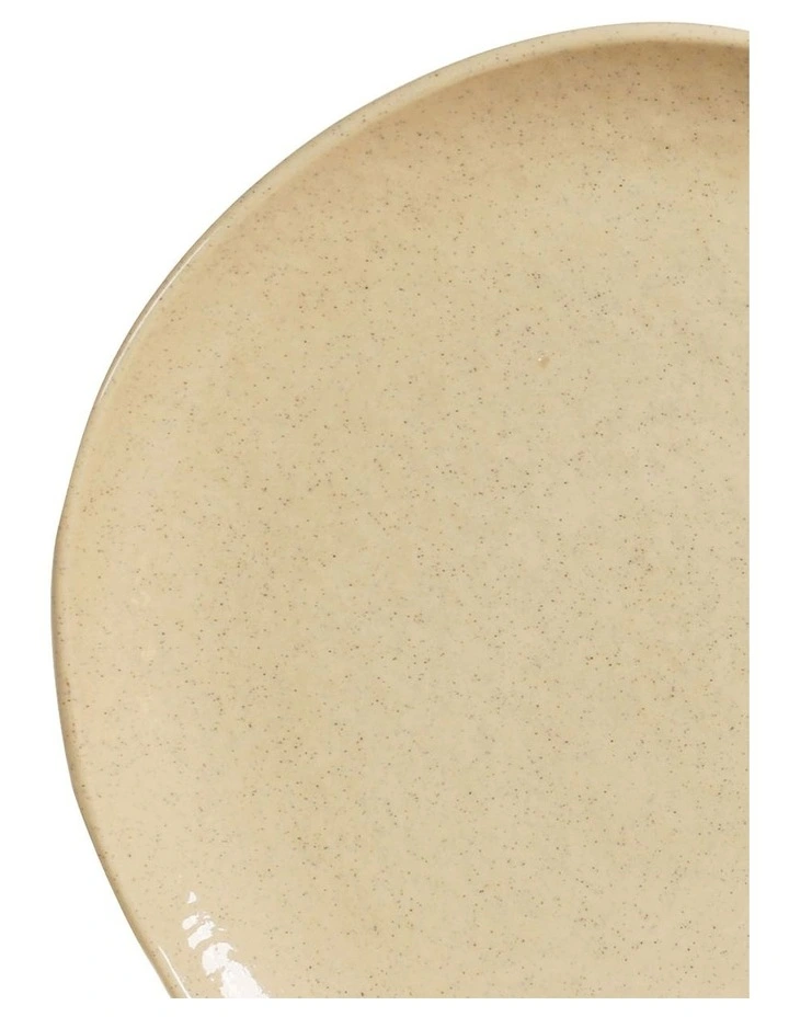 Shell 26cm Dinner Plate Speckled Bone image 3