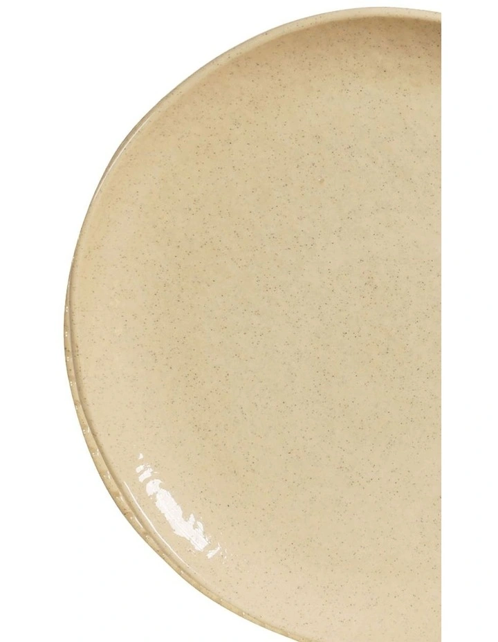 Shell 18cm Side Plate Speckled Bone image 3
