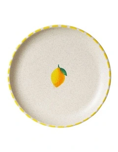 The Fruit Basket Lemon 16cm Hand Brushed Plate